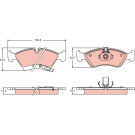 Bremsbelagsatz, Scheibenbremse | Diverse | GDB2441