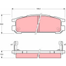Bremsklötze HA | SUBARU Impreza,Legacy 89 | GDB990