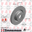 ZIMMERMANN Bremsscheibe | 450.5204.20