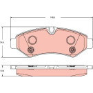 Bremsklötze HA | MERCEDES Sprinter 18 | GDB2422