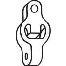 255-006 Halter, Abgasanlage