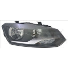 Scheinwerfer L H7/H7 +LWR +MOT SCHWARZ/CHROM | VW POLO 6,09-4,14 | 7267,506,1