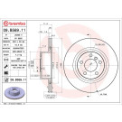 11 482 063 Bremsscheibe HA | BMW X3 10 | 09.B569.11