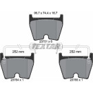 BREMSBELAGSATZ VW P. A6 RS6 02-/PHAETON 3,0-6,0 | 2375101