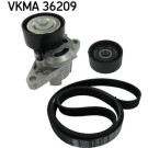SKF Keilrippenriemensatz VKMA 36209
