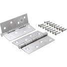 BGS Scharnier-Satz Edelstahl 100 x 40 mm 2-tlg BGS Do it yourself 80907