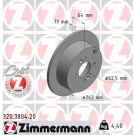 ZIMMERMANN Bremsscheibe 320.3804.20