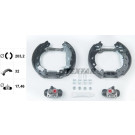 Satz Bremsbacken Smart T. 0,6 / 0,8 Cdi 07/98 | 84057400