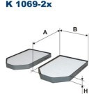 FILTRON Filter, Innenraumluft K 1069-2x