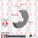 ZIMMERMANN Bremstrommel | 430.1789.20
