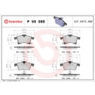 BREMBO Bremsklötze VA | OPEL Corsa E 15 | P 59 089