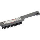 YT-6354 Stahldrathb÷rste 4-Reihig Kunststoffgriff