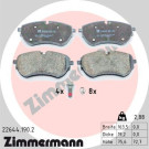 ZIMMERMANN Bremsbelagsatz, Scheibenbremse