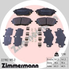 ZIMMERMANN Bremsbelagsatz, Scheibenbremse | 22782.185.2
