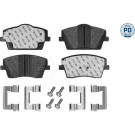 BREMSBELAGSATZ, SCHEIBENBREMSE | 0252612618/PD