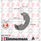 ZIMMERMANN Bremstrommel