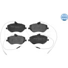 Bremsbelagsatz Peugeot S. 407 04- Mit Sensor | 025 241 3317/W