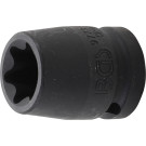 BGS Kraft-Steckschlüssel-Einsatz E-Profil | Antrieb Innenvierkant 12,5 mm (1/2"""") | SW E22 | 9779-22