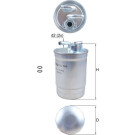 MAHLE Kraftstofffilter | KL 554D