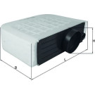 MAHLE Luftfilter | LX 3233/6