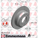 ZIMMERMANN Bremsscheibe | 285.3523.20