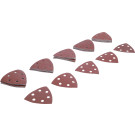 BGS Schleifblatt-Satz für Dreieckschleifer 95 x 95 mm K 40 - 180 50-tlg BGS Do it yourself 80815