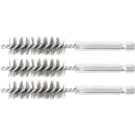 BGS Stahlbürste | 14 mm | Antrieb Außensechskant 6,3 mm (1/4"""") | 3-tlg | 3078-14-S