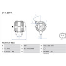 Lichtmaschine | FORD Mondeo | 0 986 048 380