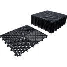 Kunststoff-Fliesen Set 400 x 400 mm, Klick-System, 10-tlg