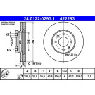 Bremsscheibe | 24.0122-0293.1