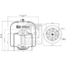 FEBI BILSTEIN Luftfeder | 39902