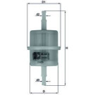 MAHLE Kraftstofffilter KL 63 OF