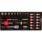 OK-01.3100 Werkzeugsatz 1/4, 28-Teilig