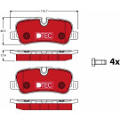 Bremsbelagsatz Land Rover T. Discovery/Range Rover 04- Dtec Cotec | GDB1632DTE
