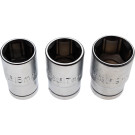 BGS Steckschlüsseleinsatz-Satz Antrieb 12,5 mm (1/2 ) SW 15 - 17 - 19 mm 3-tlg BGS Do it yourself 15125