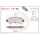 BREMBO Bremsklötze Xtra VA | CITROEN C2, C3, C4 PEUGEOT 03 | P 61 066X