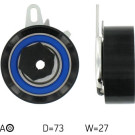 Spannrolle Synchrontrieb | AUDI A6,100,VW LT 28-46 | VKM 11072