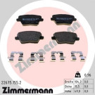 ZIMMERMANN Bremsbelagsatz, Scheibenbremse