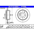 BREMSSCHEIBE | 24.0110-0206.1