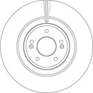 Bremsscheibe | GENESIS G70,KIA 17 | DF6572