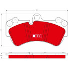 Bremsbelagsatz Vw P. Touareg 3.2-6.0 02-10 Dtec Cotec | GDB1547DTE
