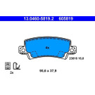 Bremsbelagsatz Toyota T. Corolla 1,4-2,0 D-4D 01-07 | 13.0460-5819.2