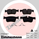 ZIMMERMANN Bremsbelagsatz, Scheibenbremse | 22568.160.1