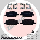 ZIMMERMANN Bremsbelagsatz, Scheibenbremse | 22311.190.2