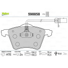 VALEO Bremsbeläge 598858