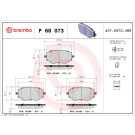 BREMBO Bremsklötze VA | DACIA Sandero RENAULT Clio 21 | P 68 073