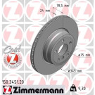 ZIMMERMANN Bremsscheibe | 150.3451.20