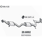 Mittelschalldämpfer | MAZDA 323 89 | 20.6002