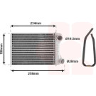 VAN WEZEL Wärmetauscher, Innenraumheizung 17006242 IR PLUS