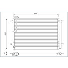 VALEO Kondensator, Klimaanlage 822633